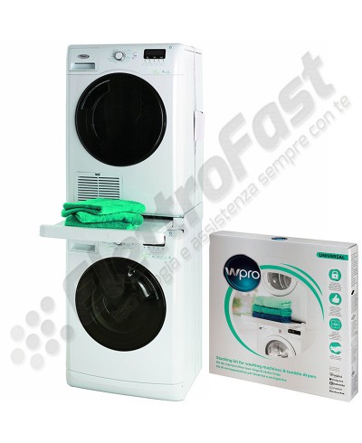 kit sovrapposizione WPRO lavatrice / asciugatrice